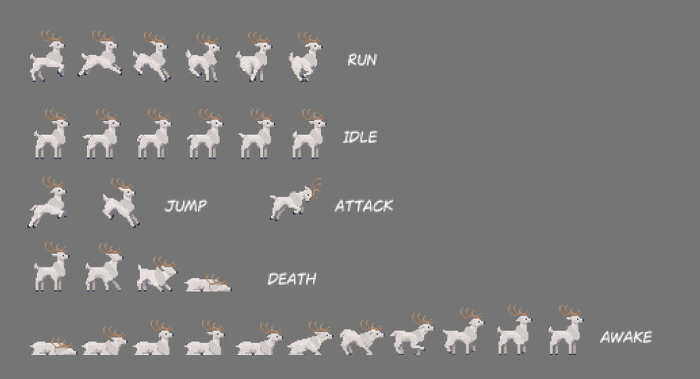 Stag Sprites